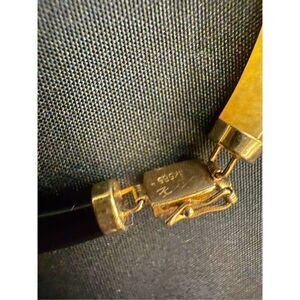 Vintage Chinese Multicolor Jade Bracelet with 14K Gold – Marked & Elegant